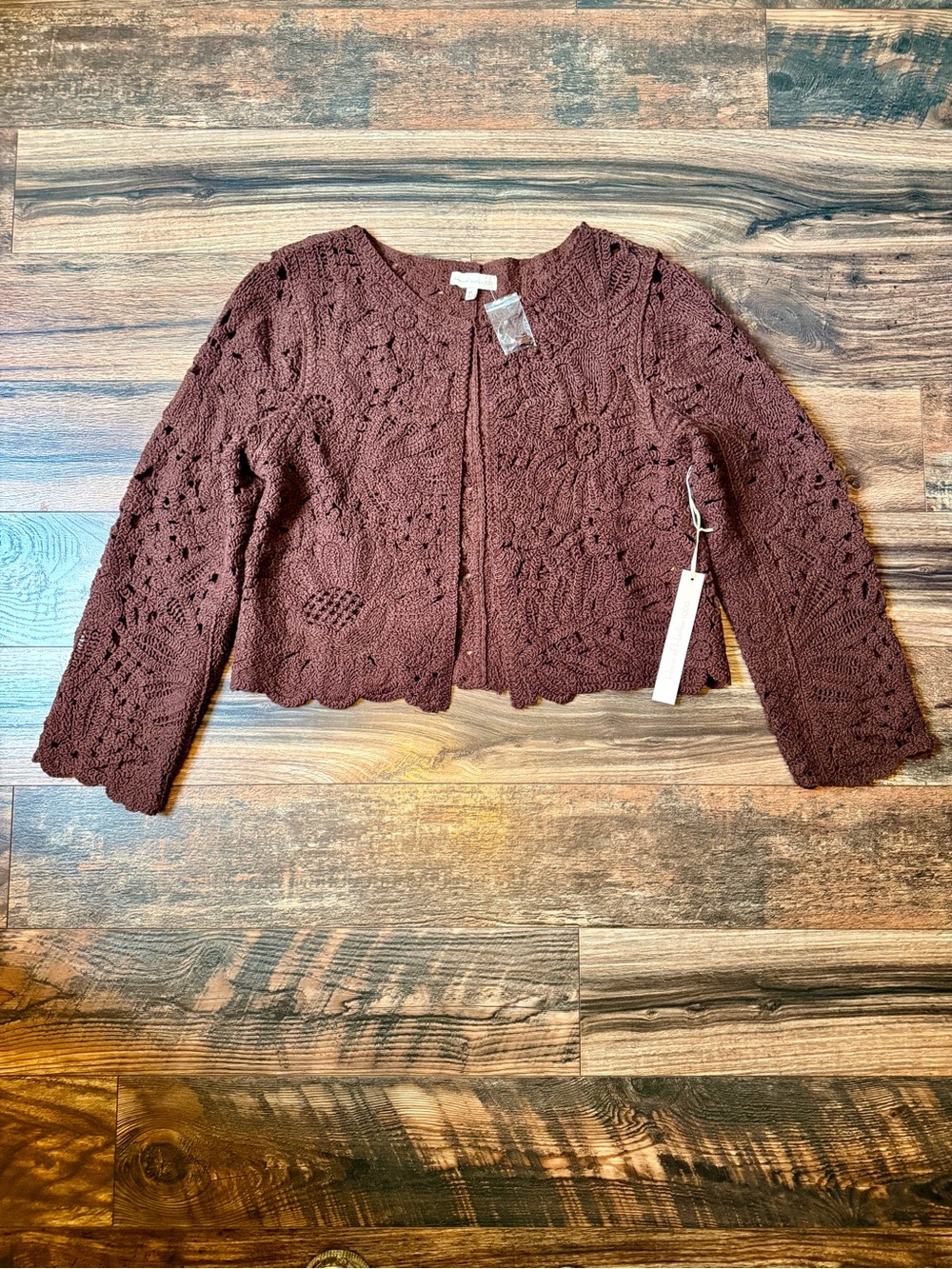 House of Harlow 1960 Martti Crochet Cardigan size medium